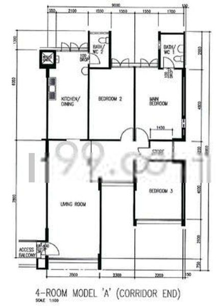 4 Room (4A) HDB for Rent in  222 Tampines Street 24 - Image 13